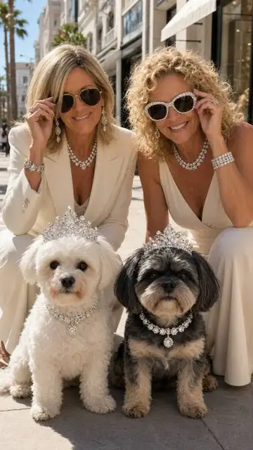Sample tale page 1: Sunglasses, jewels and tiny tiaras
